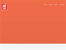 Tablet Screenshot of mixaocafe.com